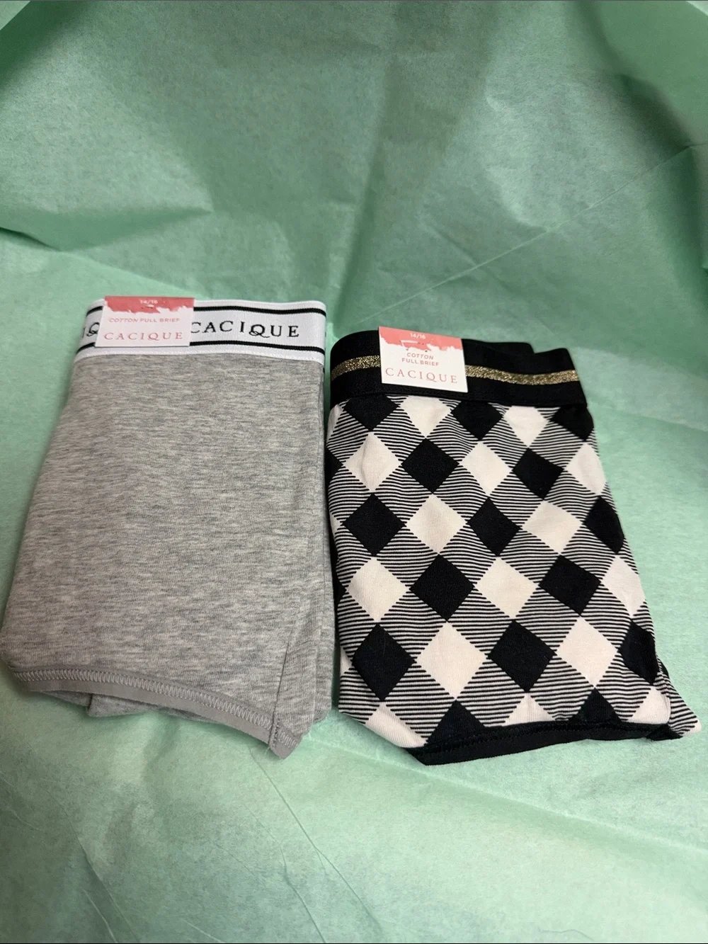 Lane Bryant Cacique Cotton Full Brief 2CT 14/16 - NEW